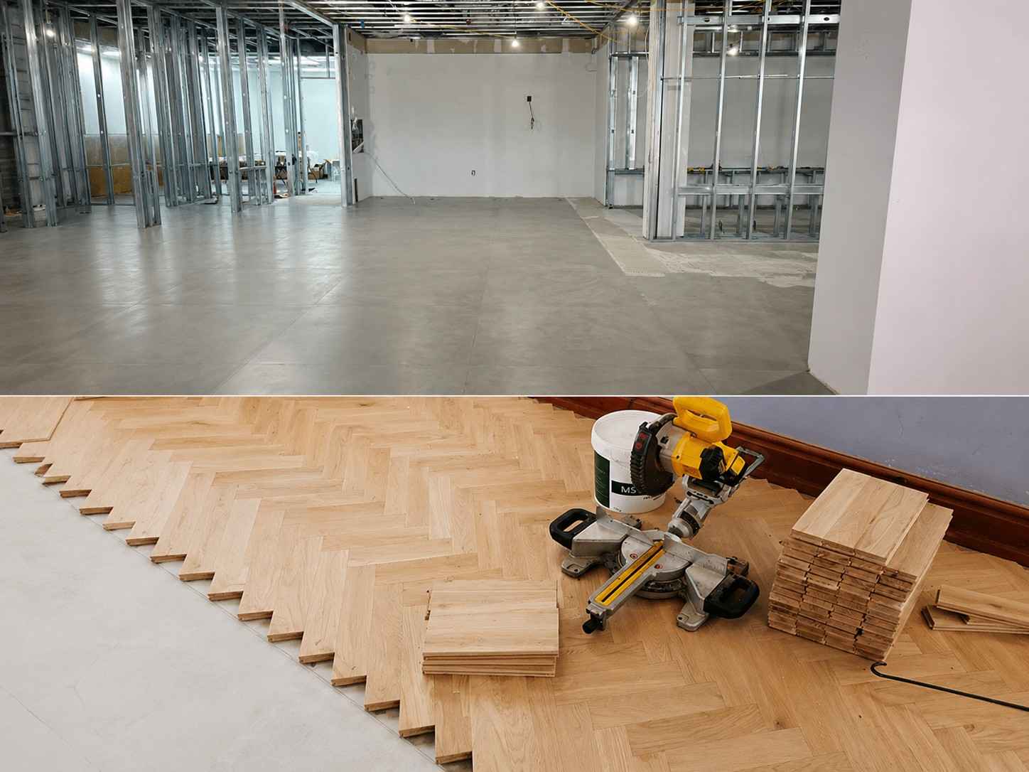 Hardwood flooring installation in NYC